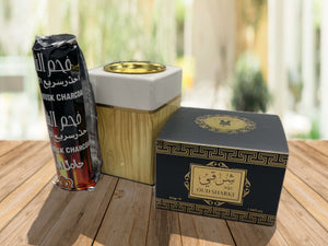 Oud Sharki + Incense burner +Charcoal